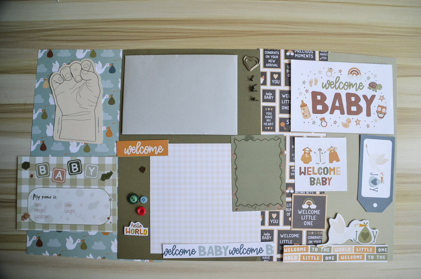 Personalised Baby Scrapbook