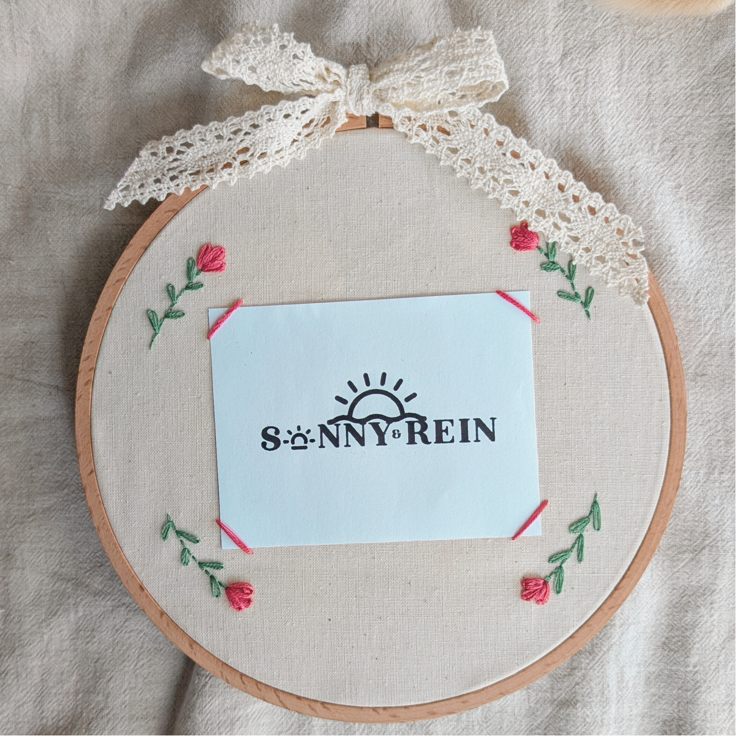 Embroidered Photo Hoop – A Framed Memory, Stitched with Love