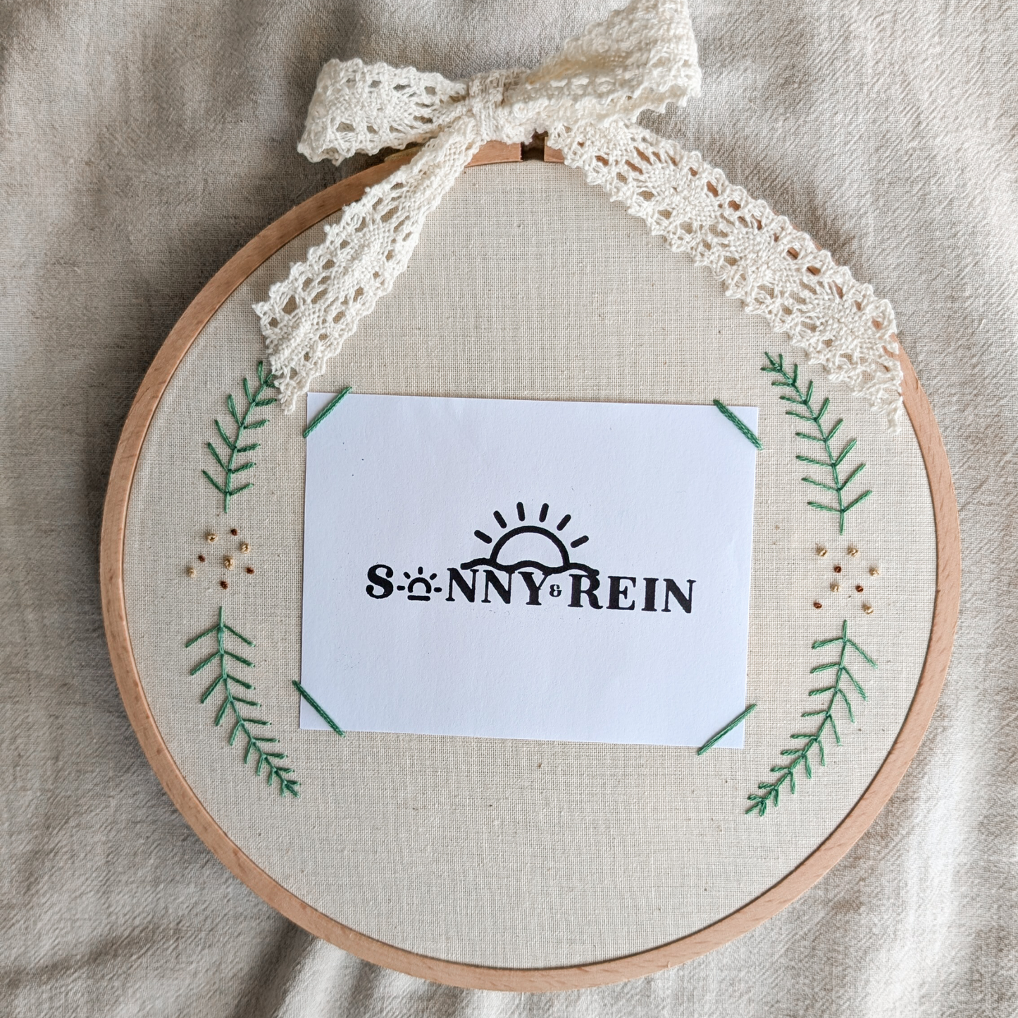 Embroidered Photo Hoop – A Framed Memory, Stitched with Love