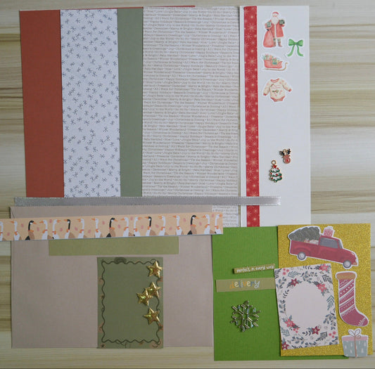 Baby's First Christmas Scrapbook 