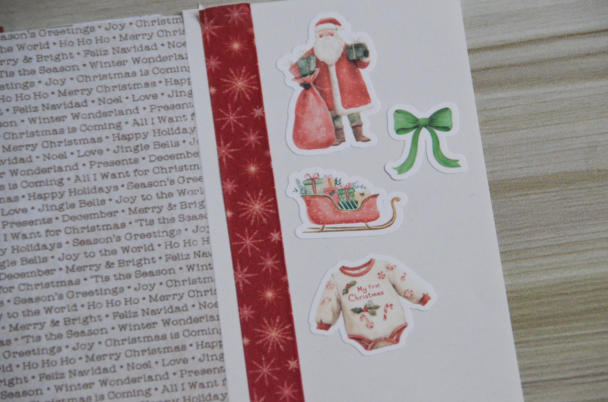 Baby's First Christmas Scrapbook 