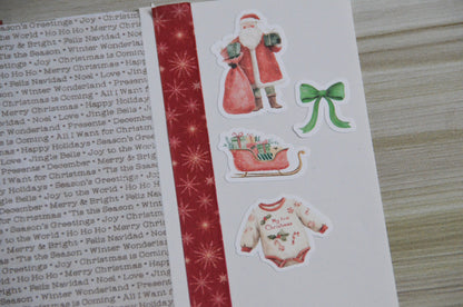 Baby's First Christmas Scrapbook 