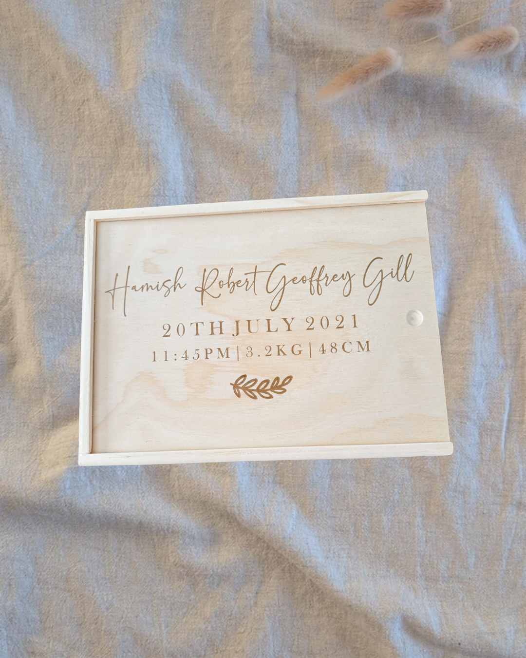 Personalised Keepsake Box - For The Tiny Things That Mean Everything