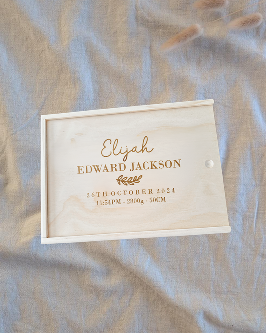 Personalised Keepsake Box - For The Tiny Things That Mean Everything