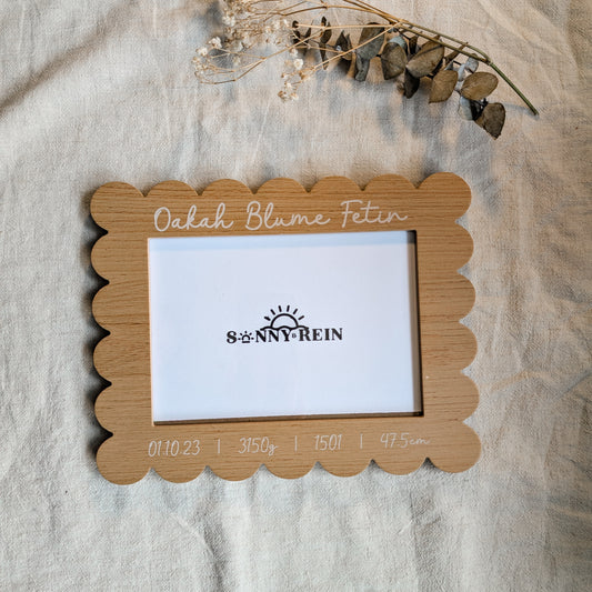 Birth Information Laser Engraved Photo Frame – A Keepsake Worth Displaying