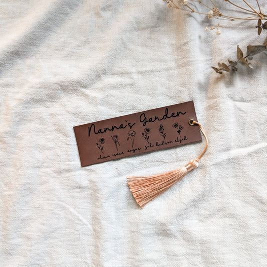 Personalised Birth Flower Bookmark – A Bloom for Every Little One